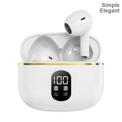 Wireless Earbuds Bluetooth 5.3 Headphones LED Power Display HiFi Stereo Sound Mi