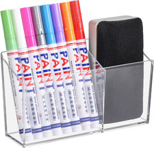Magnetic Dry Erase Marker Holder, Magnetic Pen Holder Perfect for Refrigerato...