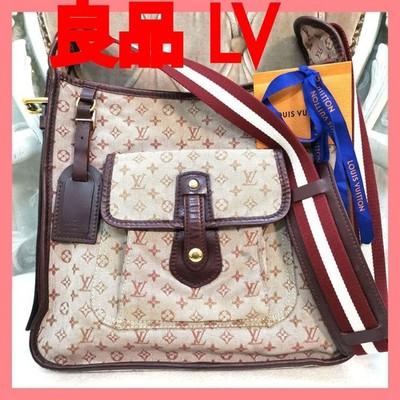 Good Condition Louis Vuitton Red Monogram Mini Crossbody Shoulder Bag    From Ja