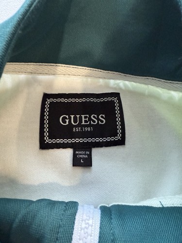 NEW Guess Los Angeles Hawaiian Hibiscus Oasis Floral Men’s Large Track Jacket - Picture 5 of 6