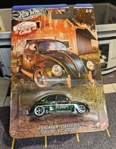 2026 Hot Wheels Silver Series 1968 Vintage Club Volkswagen Classic Bug Beetle