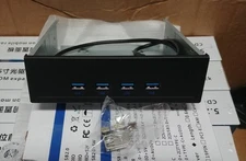 USB 3.0 HUB 4 Ports Front Panel 5.25" bay to Motherboard PCIe slot