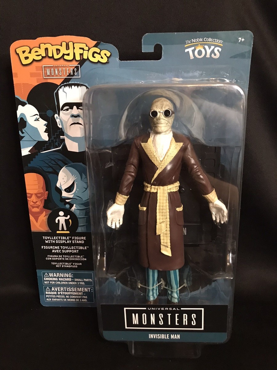 BendyFigs Universal Monsters 7” The Invisible Man Action Figure