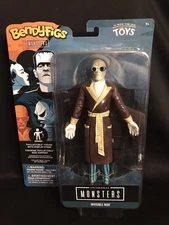 BendyFigs Universal Monsters 7” The Invisible Man Action Figure Series 2