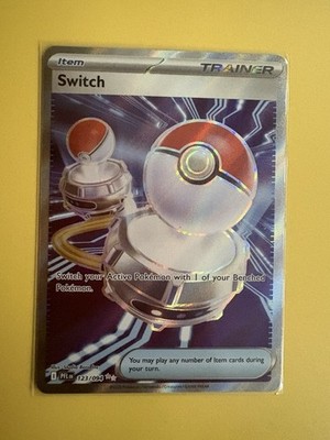 2025 Pokemon TCG Switch 123/94 PFL Full Art Ultra Rare NM Pack Fresh