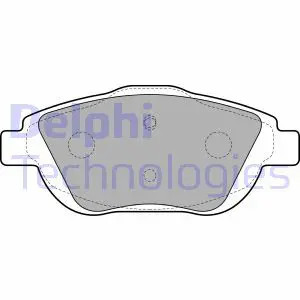 Pastiglie freno Low-Metallic LP2164 DELPHI per CITROËN PEUGEOT DS OPEL
