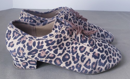 Ray Rose Practice Shoes, Leopard Solstice, Size 7.5