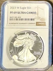 2023 W Proof American Silver Eagle $1 NGC PF 69 Ultra Cameo
