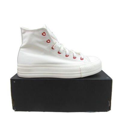 Converse Chuck Taylor All Star Hearts Lift HI Women's Size 9 NEW A19058C