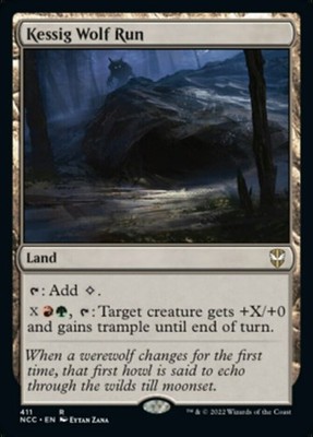 x1 Kessig Wolf Run R MTG Commander Streets of New Capenna M/NM, English