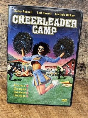Cheerleader Camp DVD 1987 Anchor Bay OOP Betsy Russell Leif Garrett w/ Insert