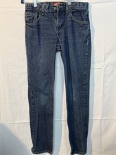 Arizona Jean Co. Boys Size 16 Regular Straight Leg Blue Denim Jeans Pants VGC