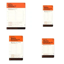 PLOTTER 2026 Weekly Planner Refill A5/Narrow/Bible/Mini System Notebook Fr Japan