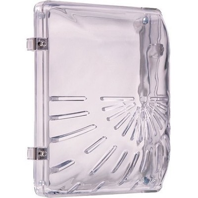 STI-1210E Horn/Strobe Damage Stopper and Open Back Box for Flush Mount, Clear