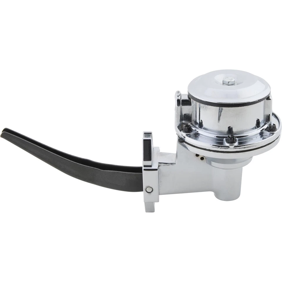 Mechanical Fuel Pump, 80 GPH, 6 PSI, Chrome, Fits Oldsmobile 260-455 - Image 3 of 4