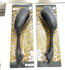 Yamaha FZ1 EMGO Black Motorcycle Mirrors, '01-'05, 20-80511, 20-80512
