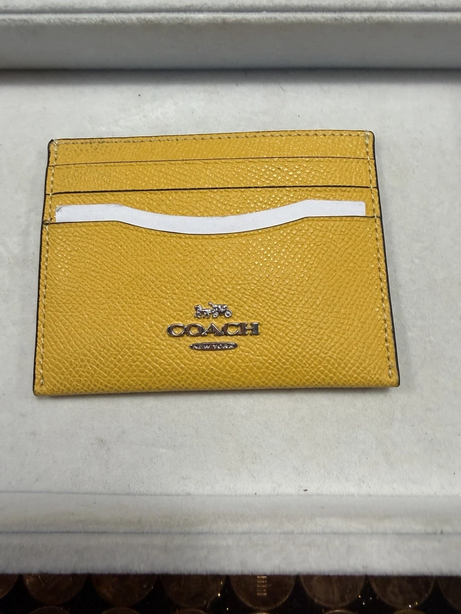 Coach Yellow Wallets for Women for sale | eBay