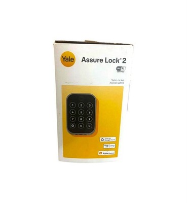 Yale Assure Lock 2 Plus Deadbolts w/ Wi-Fi Connect & Tap to Open - Satin Nickel