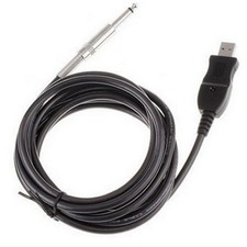 1 USB Guitar Bass To USB 6.3mm Link Cable adapter PC Recording USB Guitar cable