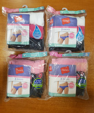 4 Packs of 3: Hanes Cotton Bikini Underwear Womens Size 5 Multicolor 0C-3283 