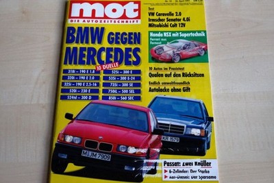 1) MOT 10/1991 - VW Bus T4 Caravelle 2.0 GL mit - Opel Senator B Irmscher 4.0 mi