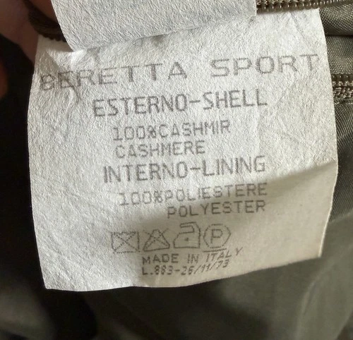 Beretta Sport Thermore Quilted Field Jacket Mens Cashmere Olive Green 54 Italy image 9