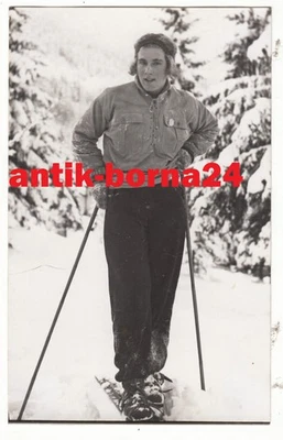 Foto Olympia 1936 Garmisch Partenkirchen Olympiade Ski Frau Bluse Besucher #115 - Bild 1 von 2