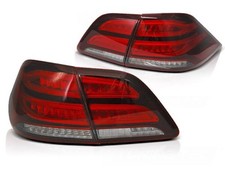 Voll LED R&uuml;ckleuchten passend f&uuml;r Mercedes M-Klasse ML W166 Bj. 11-15 Rot/Chrom
