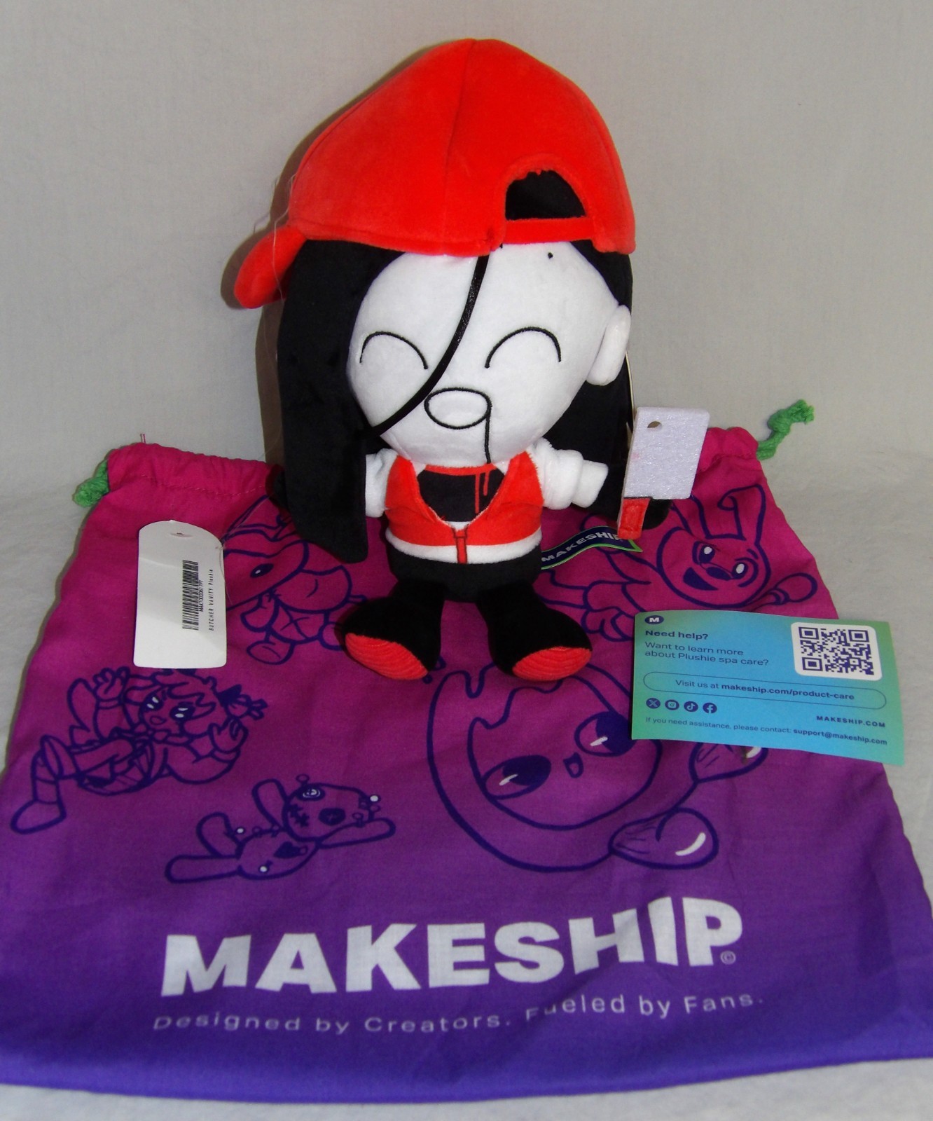 Makeship Butcher Vanity by Flavor Foley Plushie Plush - NWT in Dust Bag