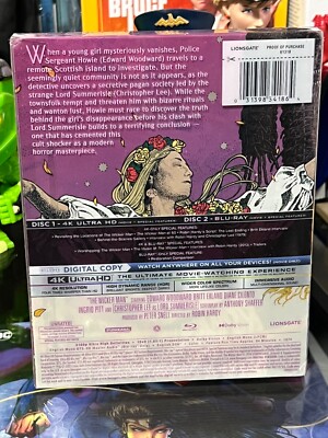 The Wicker Man SteelBook Edition - 4K Ultra HD + Blu-Ray Limited Collector's Set