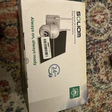 SOLIOM SL800-4G LTE Cellular Security Camera 20W Solar Panel, 20000mAh 360°