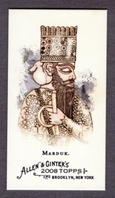 2008 TOPPS ALLEN & GINTER'S MARDUK MINI CARD #A2 **NM-MT** BABYLONIAN GOD