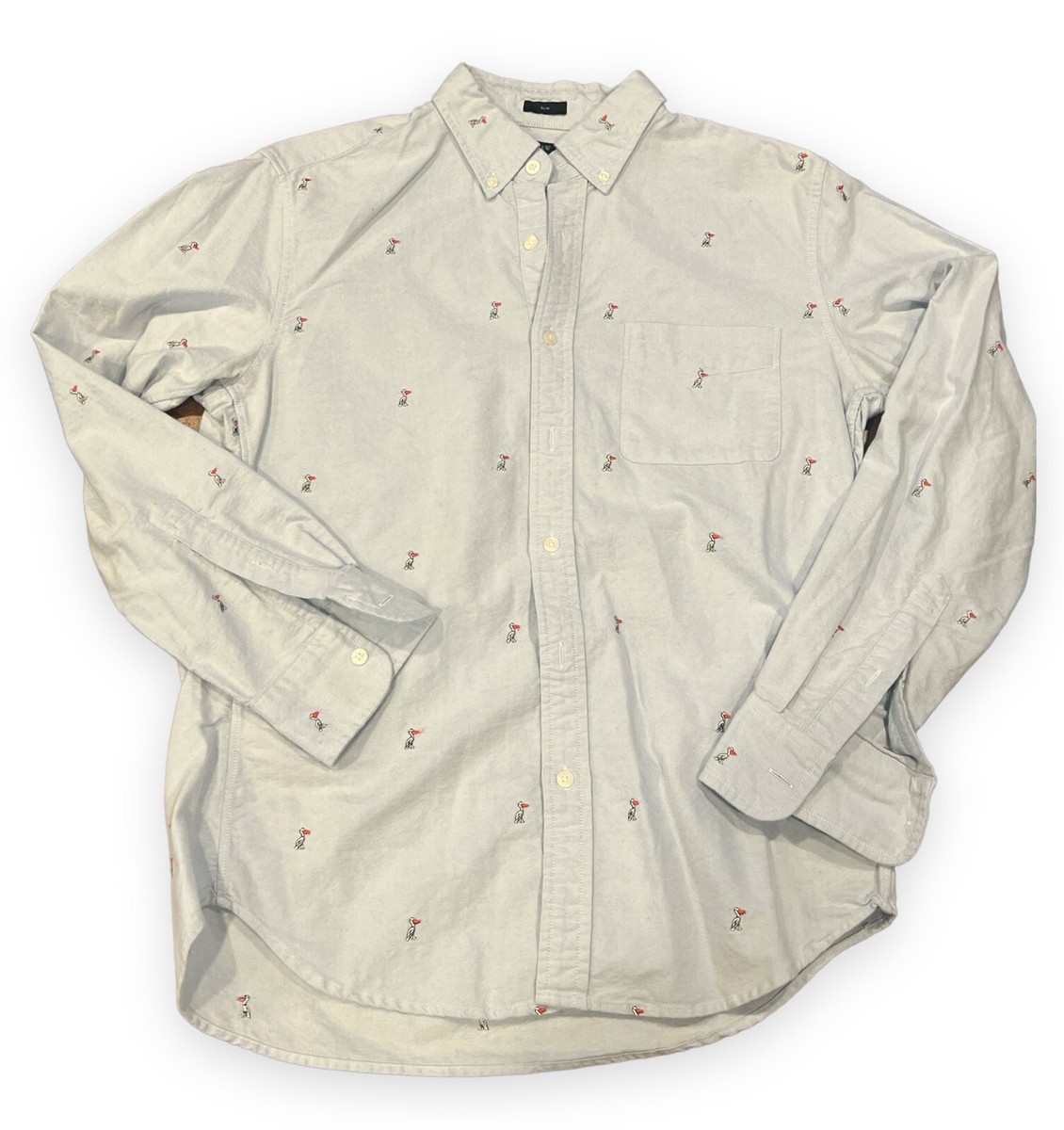 j crew white dress shirt J Crew Factory Thompson dress shirt in white Stretch Wrinkle Free Size M F7634