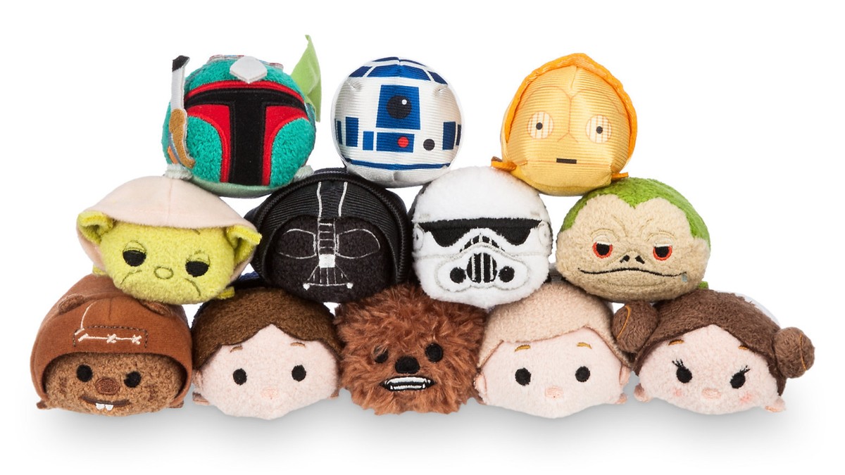 ぬいぐるみ TSUM TSUM STAR WARS DISNEY STORE STAR WARS TSUM TSUM SET 12 ORIGINAL RELEASE