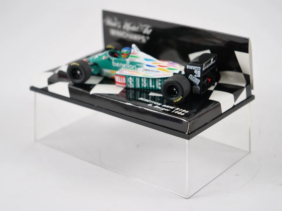 MINICHAMPS 1/43 Benetton BMW B 186 Pastore 430 860020 1986 - Immagine 3 di 4