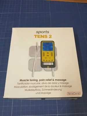 TensCare Sports Tens 2 zur Schmerzlinderung, Muskeltraining und Entspannung