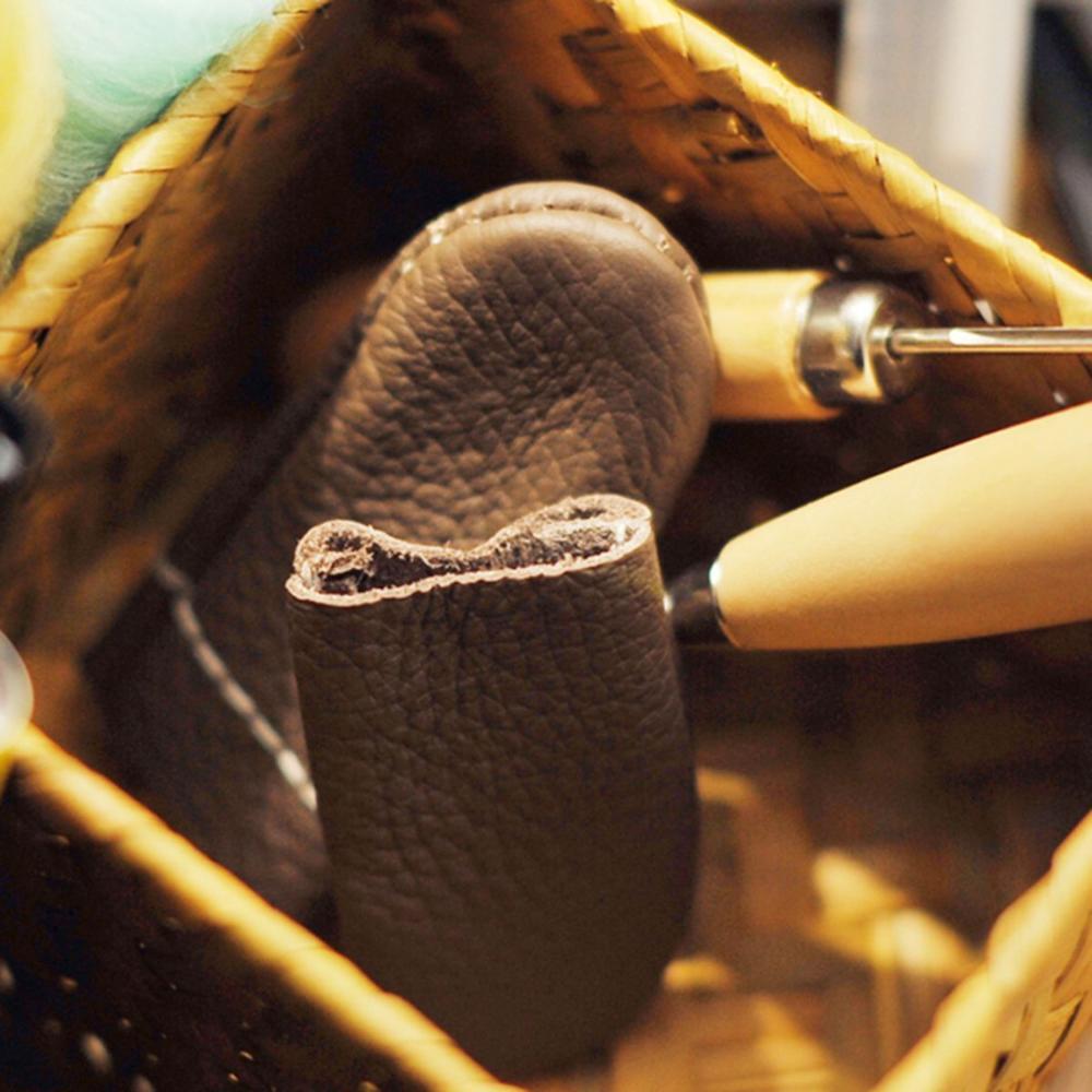 Leather Handworking Thumb Protector Fingertip Covers Finger Gloves