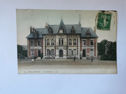 Old postcard 76 Malaunay - La MAIRIE