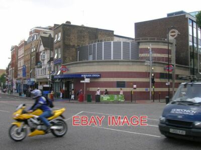 PHOTO  BOROUGH UNDERGROUND STATION BOROUGH HIGH STREET SE1 AT THE JUNCTION WITH