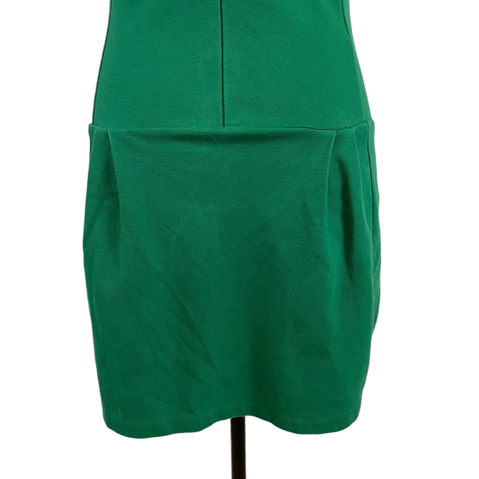 ZARA BASIC EVENING COLLECTION GREEN SLEEVELESS MI… - image 8