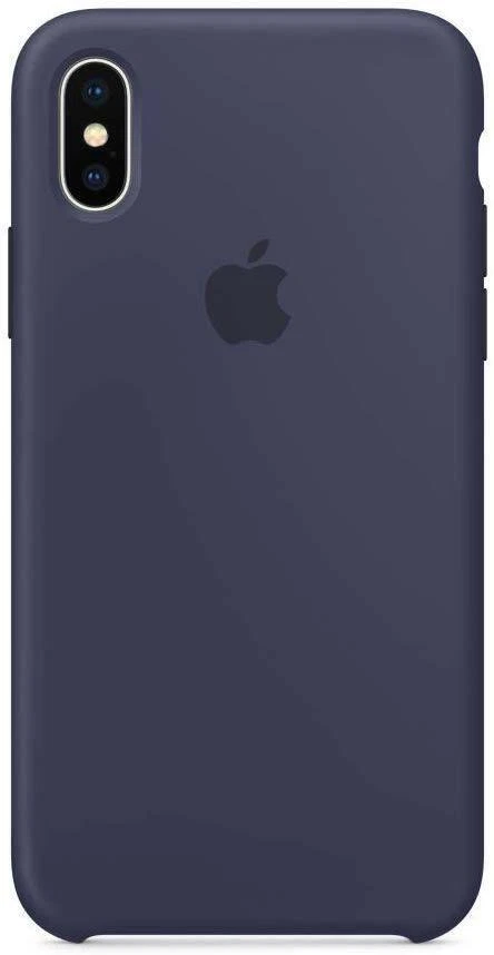 Apple iPhone XS Max Silicone Case Midnight Blue