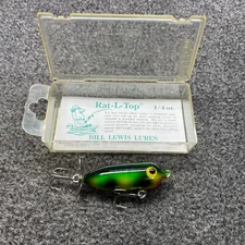 Bill Lewis RAT-L-TOP Torpedo Prop Vintage Topwater Lure 1/4oz - TP-101 Bullfrog