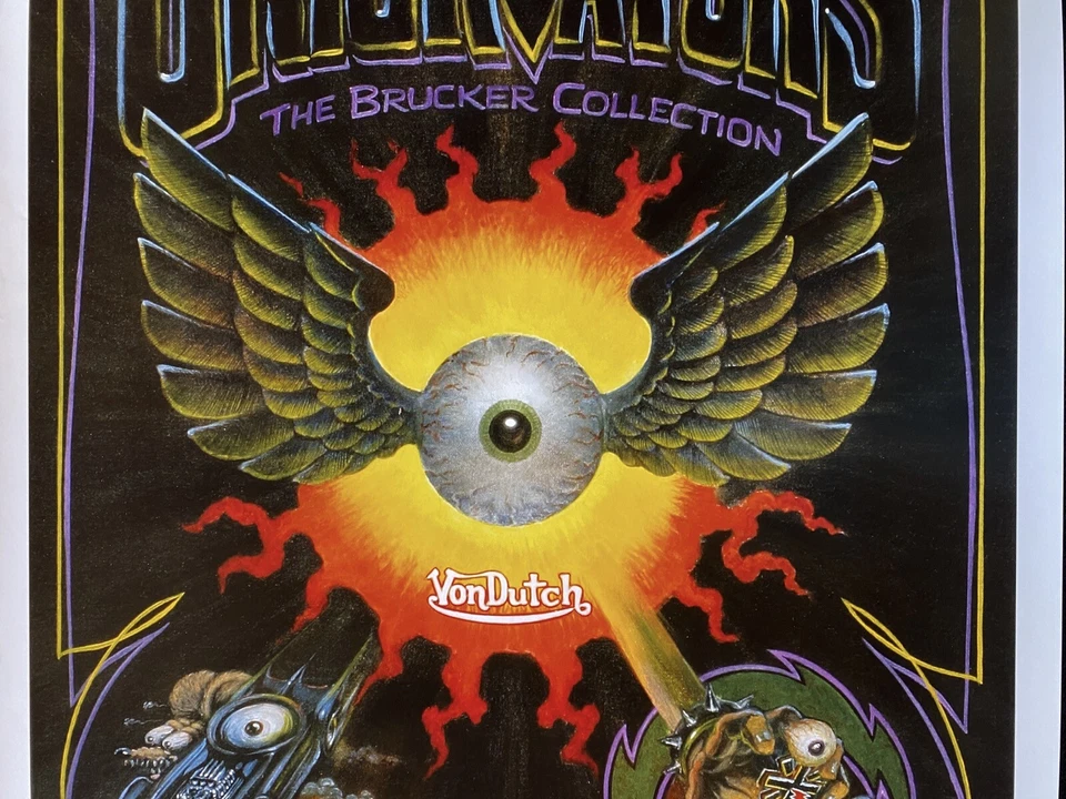 2006 Originators Brucker Collection Auction Poster Von Dutch Big Daddy Roth - Image 3 of 4