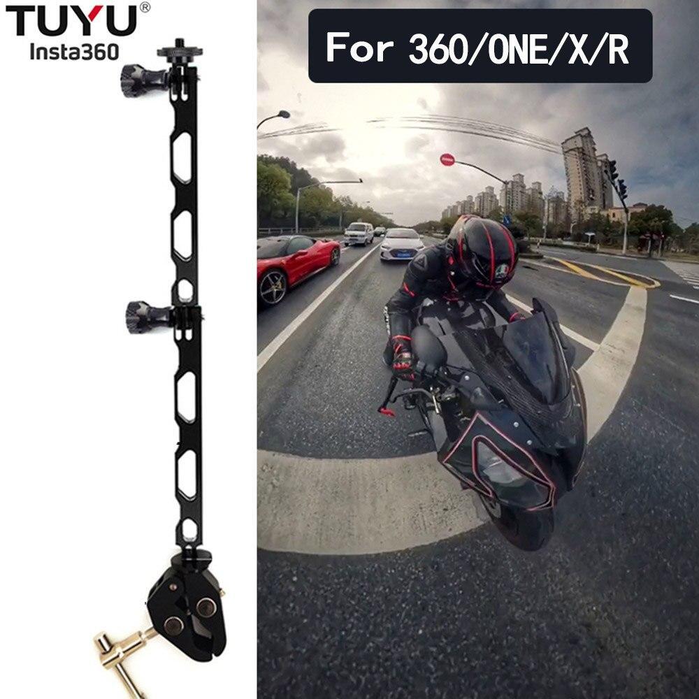 Motorcycle Bike Camera Holder Handlebar Mirror Mount For GoPro Insta 360 ONE X R eBay