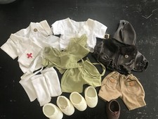 Vintage 90  s Lot of Tender Heart Treasure Teddy Bear Clothes Outfits