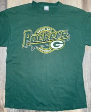 Green Bay Packers Shirt Men’s Size XL Logo 7 NFL Football Vintage 90’s