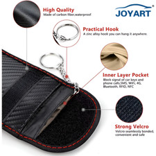 Car Key Signal Blocker Case Faraday Cage Fob Pouch Keyless RFID Blocking Bag