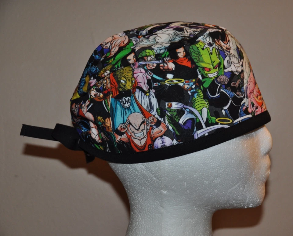 Men's Japanese Anime DBZ (Version 3)  cartoon Scrub Cap/Hat - One Size Fits Most - Image 3 of 4