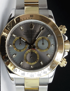 ROLEX-Mens-40mm-18kt-Gold-amp-Stainless-DAYTONA-Slate-Index-116523-SANT-BLANC