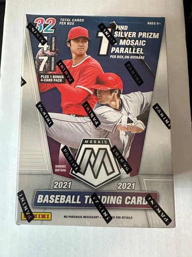 New 2021 Panini Mosaic Baseball Factory Sealed Blaster Box